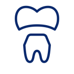 Crowns and bridges icon, Beenleigh Dental